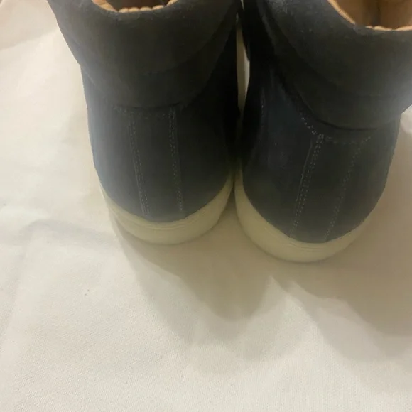 Kolo Italy Gray Suede Lace Up High Top Shoes Mens Size US 9 EUR 42 - Picture 10 of 14